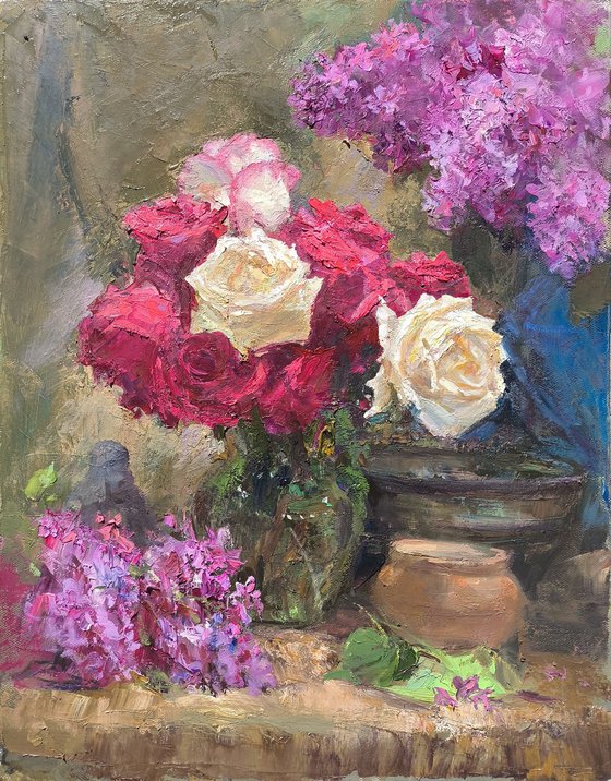 Roses and Lilacs