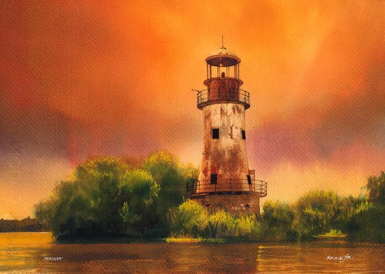 Sunset in Sulina's Lighthouse