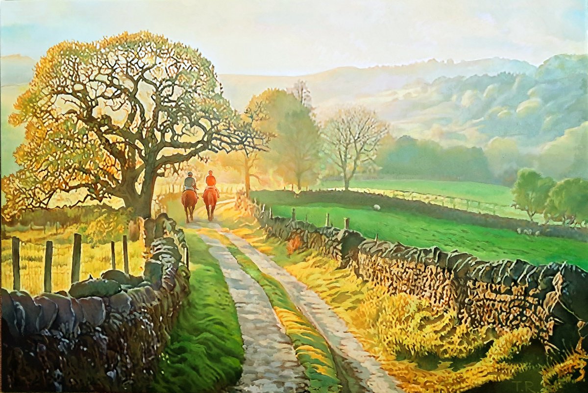 Autumn Idyll By Tatiana Rezvaya, 47 X 31, Artwork For Sale On Artfinder
