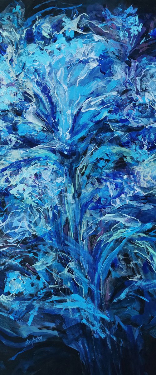 Garden in Blue 3. Azure Heritage by Katia Solodka