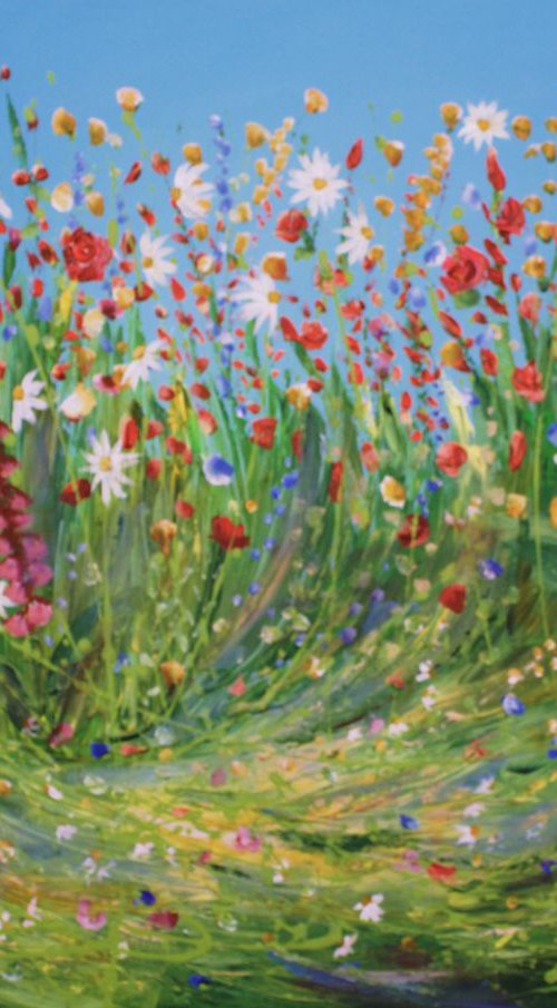 Rest a while in  the meadow by Emma Sian Pritchard