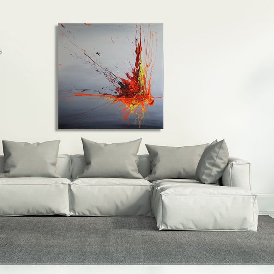 Wildfire Of Love (Spirits Of Skies 100125) (100 x 100 cm) XXL (40 x 40 inches)