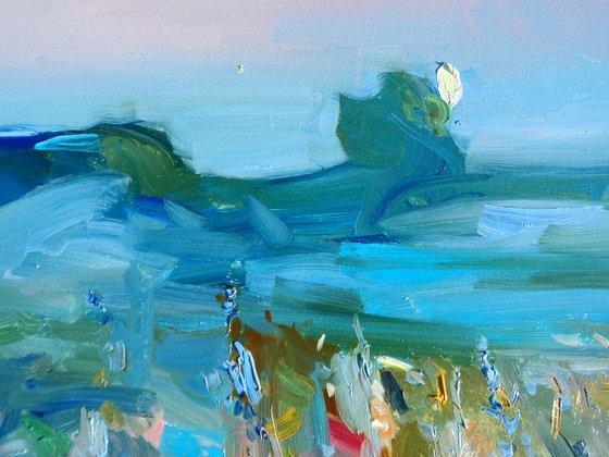 " evening on the lawn "