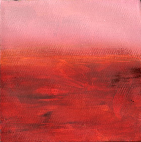 Edge Of Destiny No. 9 - Oil painted landscape painting by Kathy Morton Stanion
