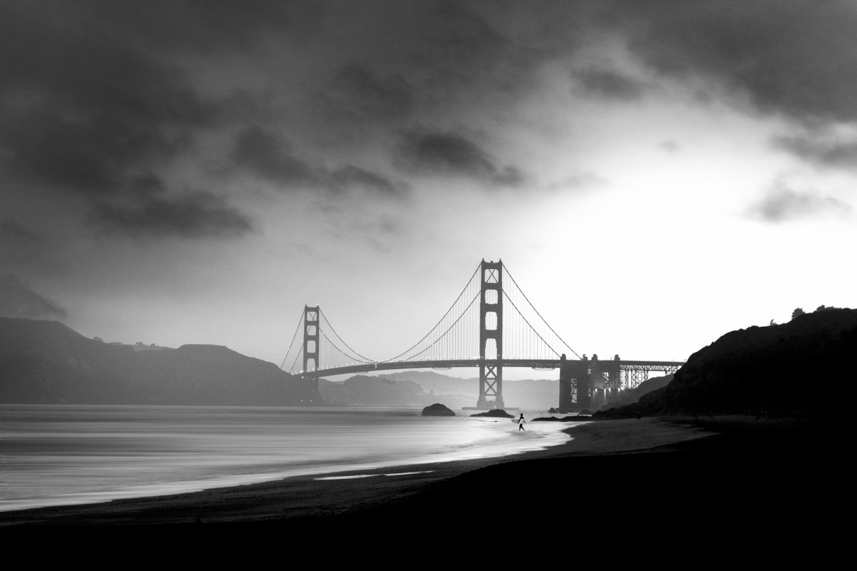 BAKER BEACH...Limited Edition Photo Made in San Francisco by Harv Greenberg