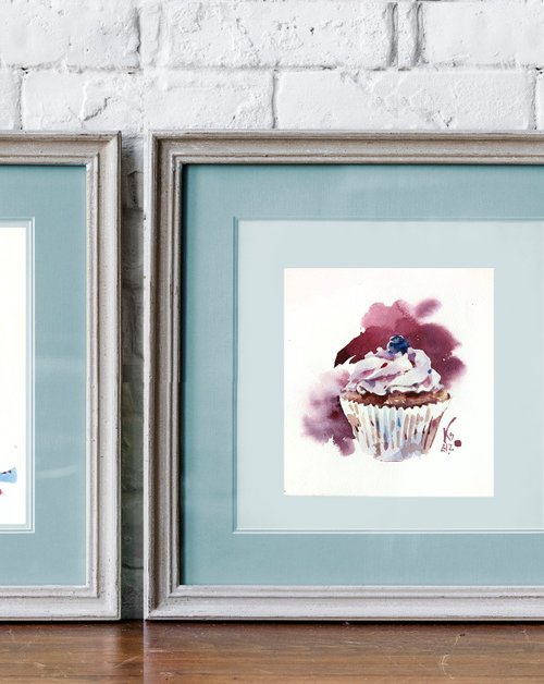 Diptych "Summer dessert" by Ksenia Selianko