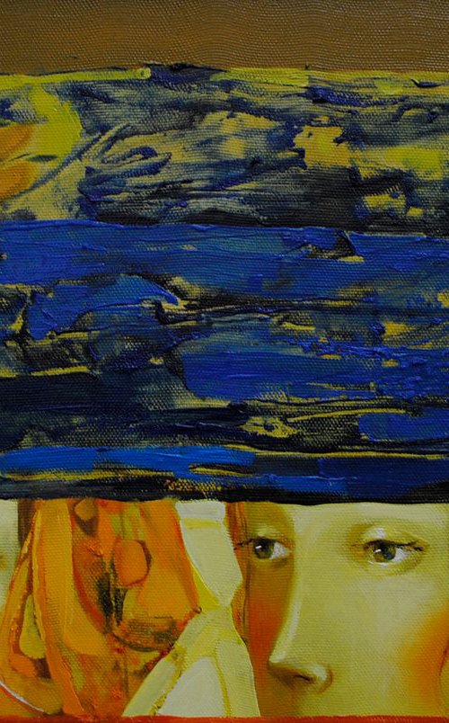 Original art, canvas painting by Kate Kulish