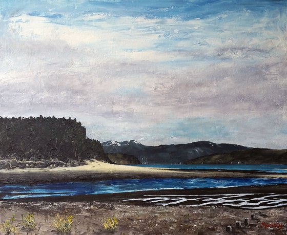 Findhorn Moray Coast Scottish Landscape Painting