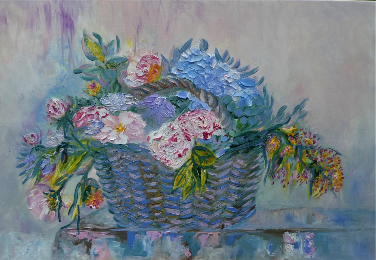 The Flower Basket by Lesley Blackburn