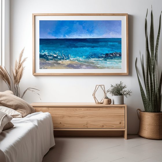 Abstract Turquoise Ocean