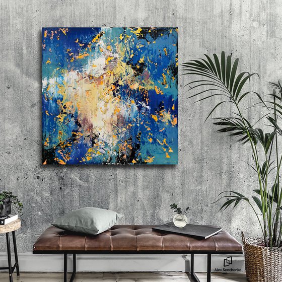 100x100cm. / abstract painting / Abstract 2170