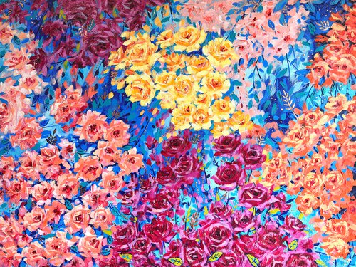 Rose garden by Irina Redine