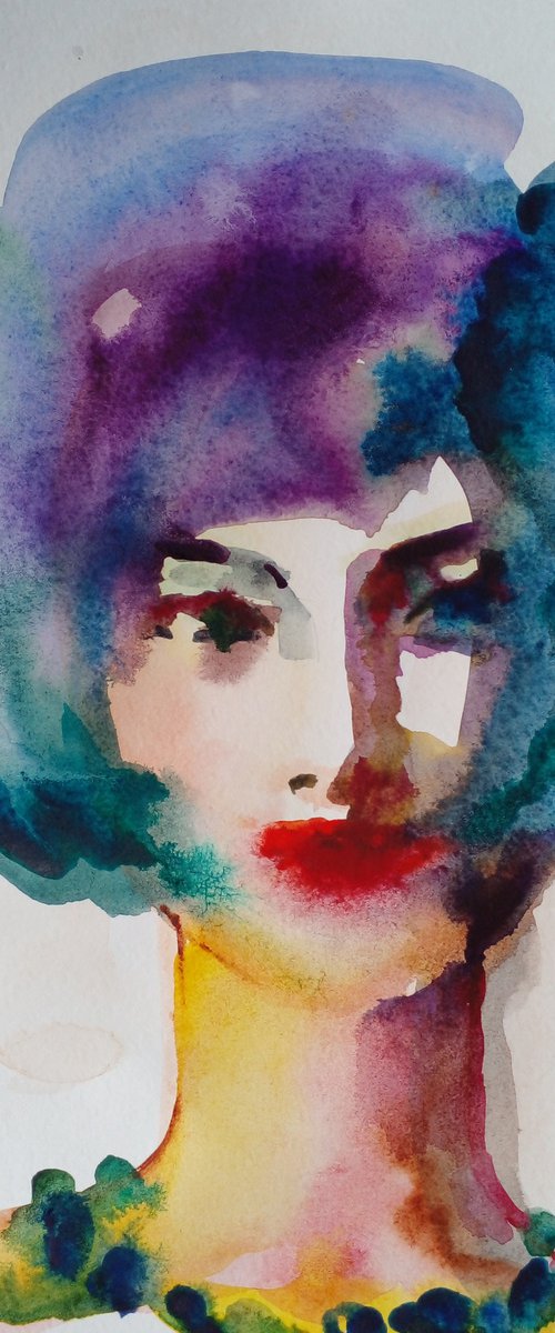 Psycho Portrait 16: the 1960s woman by Oxana Raduga