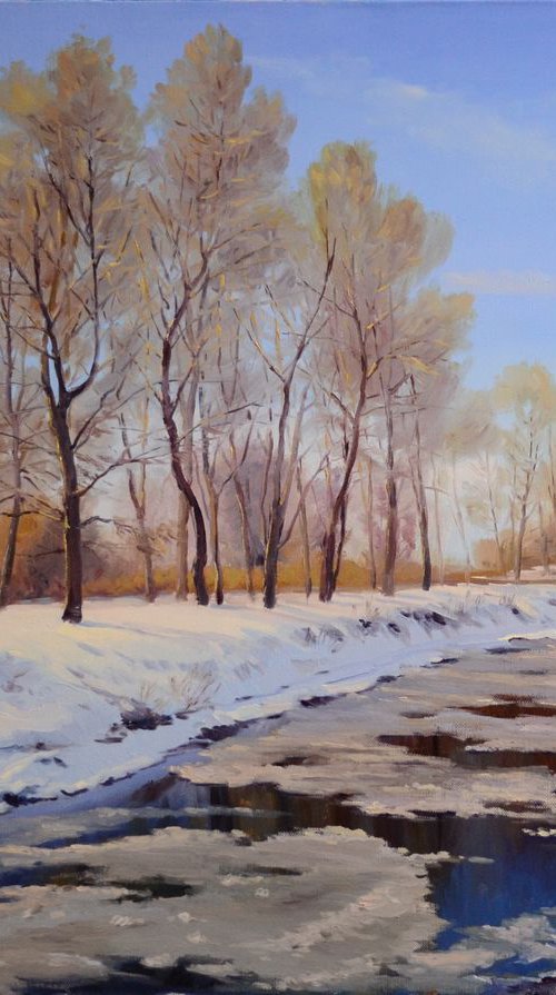 Spring thaw 60x80 cm by Ruslan Kiprych
