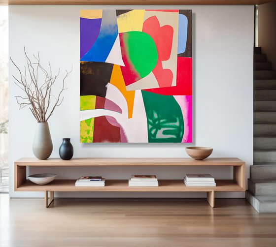 Color Structure #1 Fragments in Motion