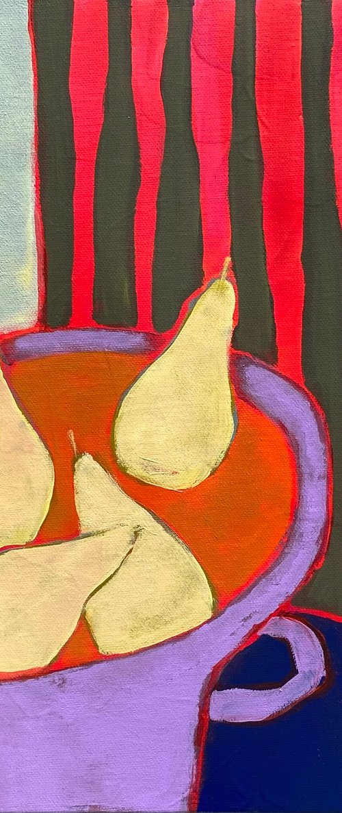 Still life with pears. by Tatjana Auschew