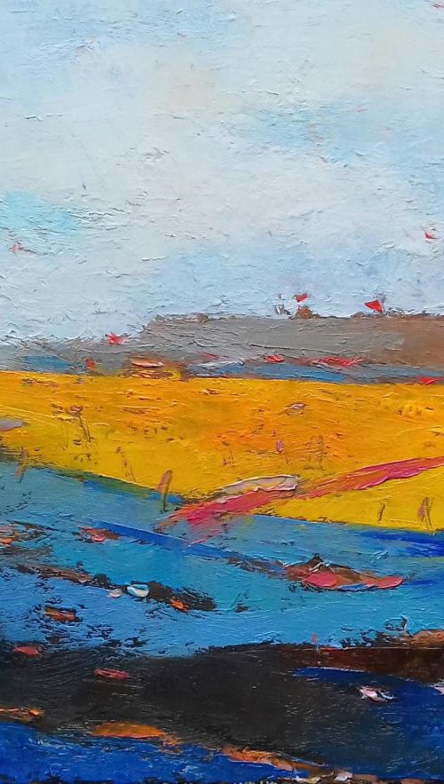 Flowering Fields by Kestutis Jauniskis