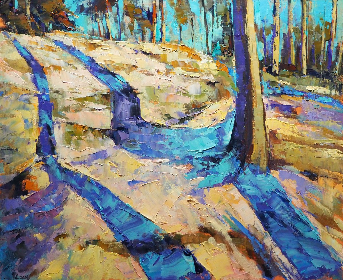 Winter Landscape By Yuanyuan Liu, 24 X 20, Artwork For Sale On Artfinder