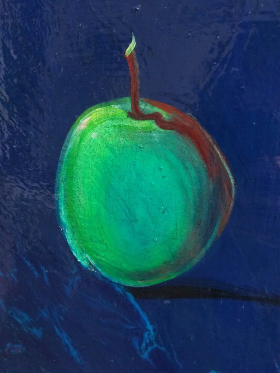 "STILL LIFE WITH AN APPLE"