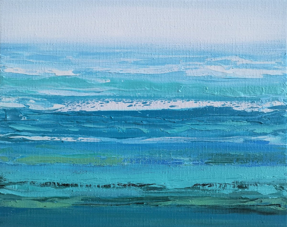 Turquoise Dreamscape By Elena Mosurak, 10 X 8, Artwork For Sale On Artfinder