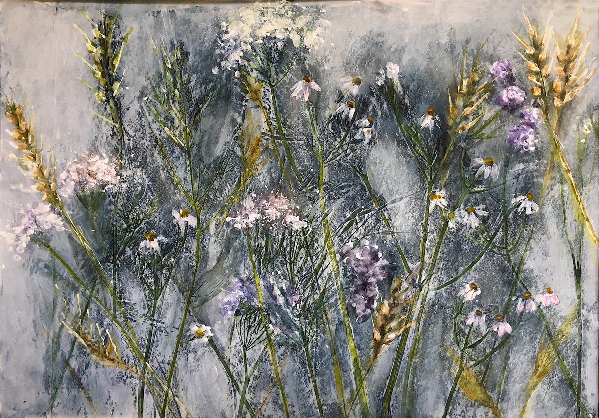 Wildflowers and barley by Suzsi Corio