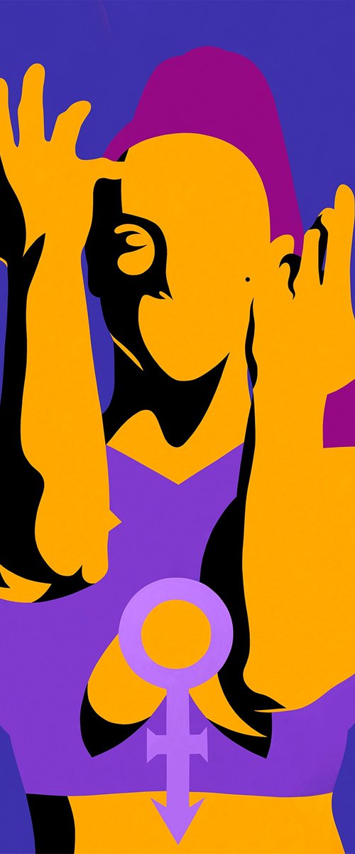 Faceless Portrait - Prince by Pop Art Australia