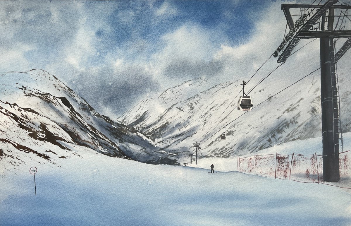Elbrus by Anna Zadorozhnaya