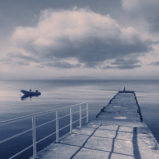 Morning by the sea.