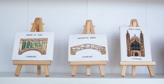 Bridge of Sighs - Mini Canvas - Cambridge