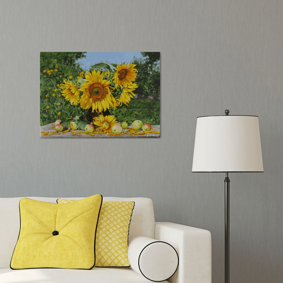 Sunflower Still life Realistic