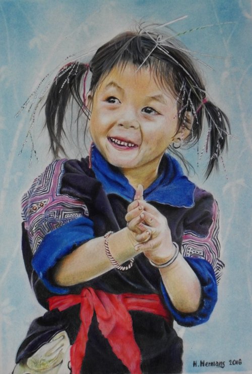 H'mong girl ( China ) by Hendrik Hermans