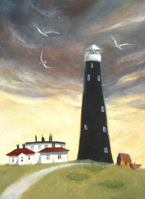 Lighthouse at Dungeness by Mary Stubberfield
