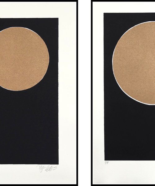 Midnight Fox and Midnight Owl Printset by Mariann Johansen-Ellis