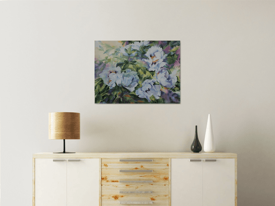 WHITE PEONIES #3