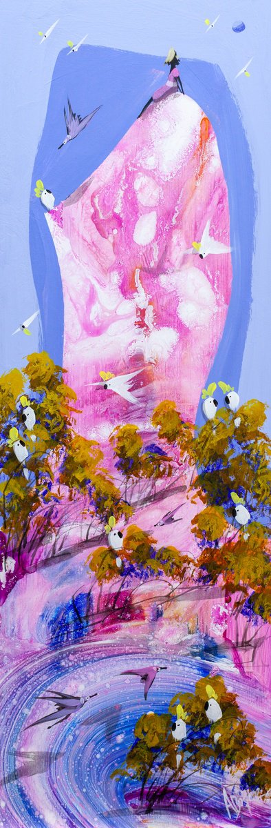 On Her Mountain By Adam Bogusz, 8 X 24, Artwork For Sale On Artfinder
