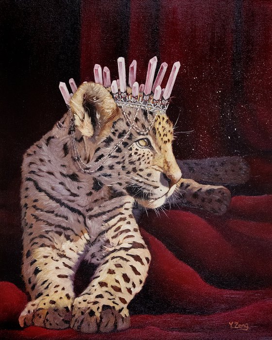Princess leopard portrait