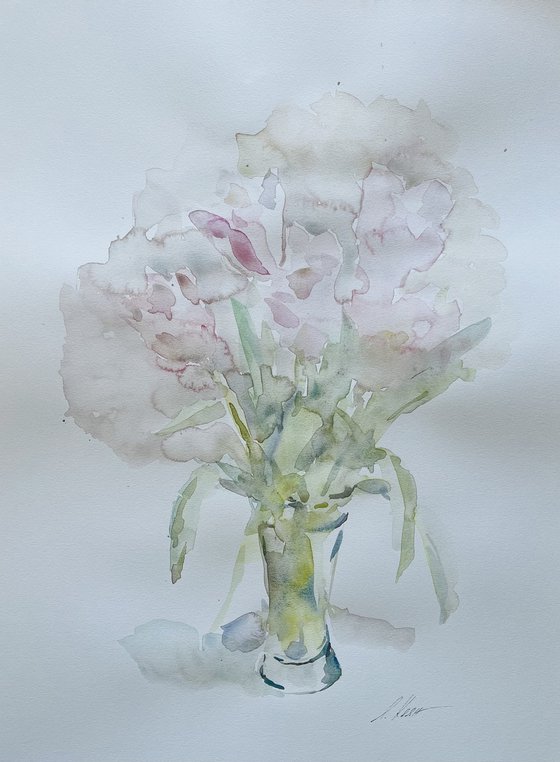 Peonies 40x60cm 2025