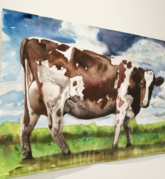 A Day in the Life of a Cow ( on paper ) Free Shipping
