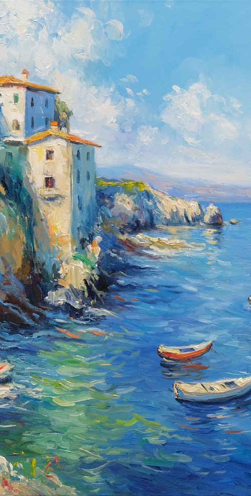 Italian Coastal Seascape by Behshad Arjomandi