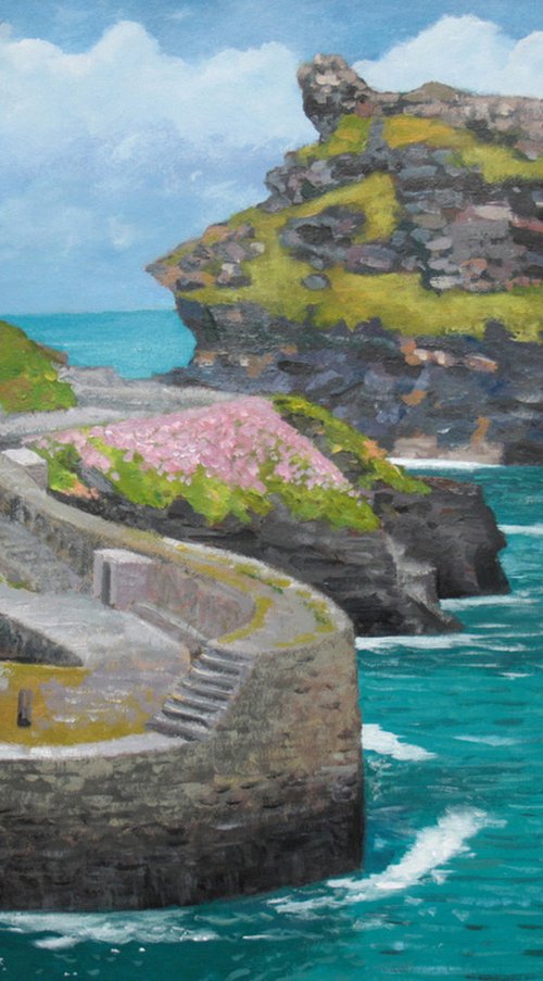 Boscastle harbour by Tim Treagust