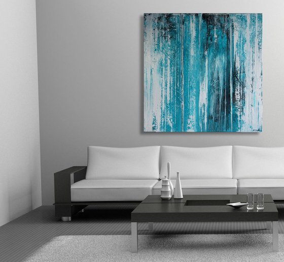 Amazonite Revealed II (100 x 100 cm) XXL (40 x 40 inches)