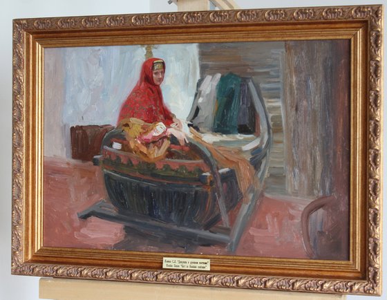 Girl in Russian costume