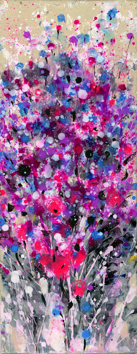 Floral Expression 2 - Flower Painting  by Kathy Morton Stanion