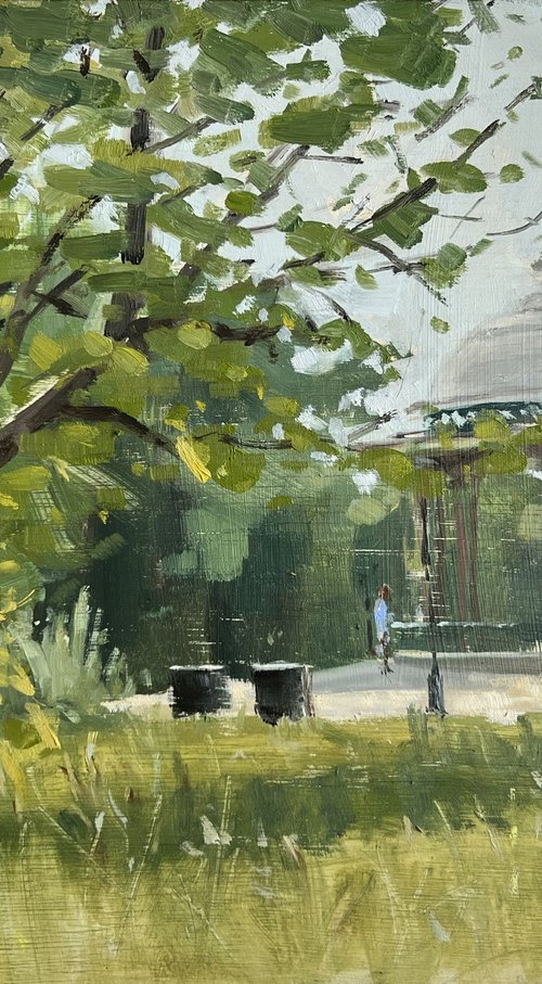 Summer at the bandstand, Clapham Common by Louise Gillard