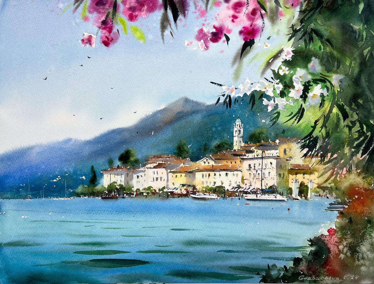 Impressionistic Watercolour , Montenegro #2 By Eugenia Gorbacheva, 16 X 12, Artwork For Sale On Artfinder