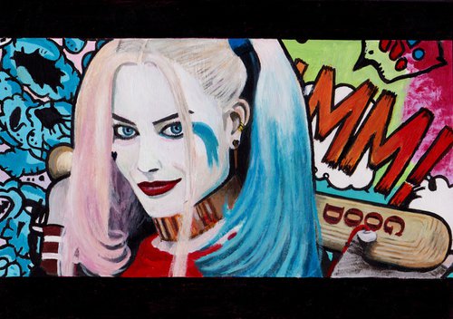 Margot Robbie as Harley Quinn by Tim Treagust