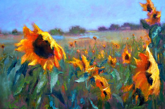 Sunflowers 97X170