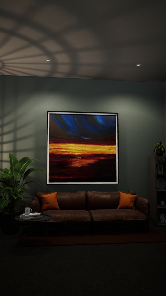 Dramatic sunset