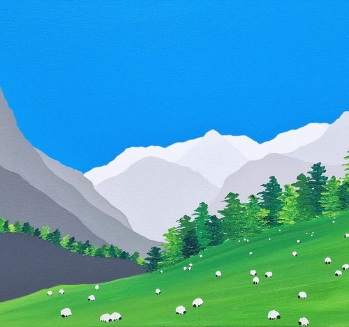 Herdies in Patterdale, The Lake District by Sam Martin