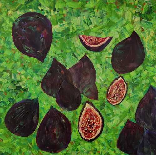 Frolicking Figs by Julia Preston